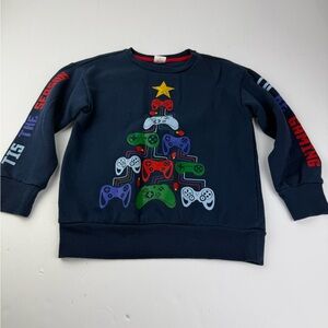 Holiday Time Gaming Fleece Sweatshirt Tis The Season For Gaming Kids M (8)